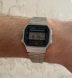 Чоловічі наручні годинники Casio A168WA-1YES фото от покупателей 8