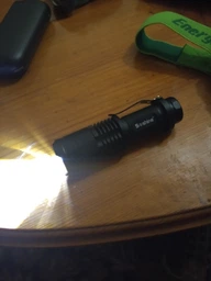 Фонарик ручной миниатюрный Soshine TC3, 1xAA/14500, 300Lm, LED Q5, алюминий, фокус, 3 режима фото от покупателей 1