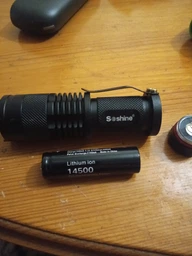 Фонарик ручной миниатюрный Soshine TC3, 1xAA/14500, 300Lm, LED Q5, алюминий, фокус, 3 режима