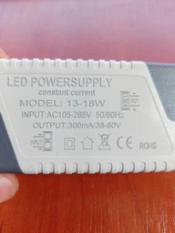 Драйвер для LED панелей 18-24W Input: AC 170-265 В Output:DC 54-96 В EH-DRV-1824 Electro House фото від покупців 4