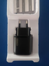 Адаптер мережевий Intaleo TCGQPD220 1Type-C 1USB 3A Black (1283126509995)