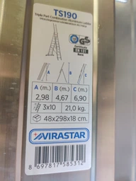 Универсальная лестница Virastar Triomax Pro 3x10 ступеней (TS190) фото от покупателей 1