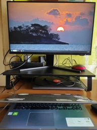 Настольная подставка для монитора OfficePro Black (MR444) фото от покупателей 10