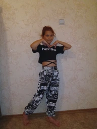 Детский спортивный костюм Whatiwear для хип-хопа на девочку рост 130 см разноцветный (1333-130) фото от покупателей 1