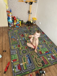 Килим AW Плейсити містечко з дорогами 250x150 см (7902580) фото від покупців 3