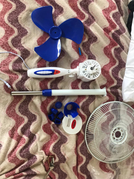 Підлоговий вентилятор для дому Domotec MS-1619 fan Чорний