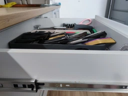 Органайзер подвійний для столових приладів Omak Plastik Deco Bella Пластик 38.8x17x5.2 см 50804 (52247115) фото від покупців 6