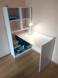 Компьютерный стол Furnigrade КСШ5 белый 160х120х80 фото от покупателей 1