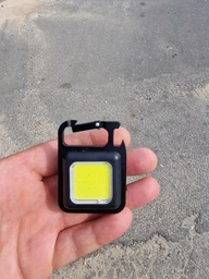 Фонарик брелок с USB зарядкой LED‌ с карабином