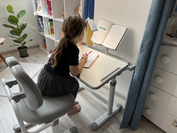 Комплект мебели Evo-Kids Стол + стул + полка + лампа (BD-23 G) фото от покупателей 7