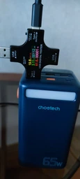 Повербанк 50000mAh Choetech B664 Deep Blue 65W PPS QC3.0 PD3.0 LED-ліхтар (43-00119)