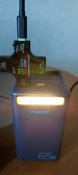 Повербанк 50000mAh Choetech B664 Deep Blue 65W PPS QC3.0 PD3.0 LED-ліхтар (43-00119) фото від покупців 1