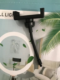 Кільцева лампа Ring Light 30 см зі штативом 2м світлодіодне LED кільце від USB набір для блогера 3 режими фото від покупців 11