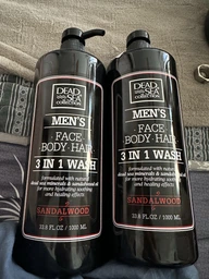 Гель для душу, волосся та обличчя для чоловіків - Dead Sea Collection Men's Sandalwood Face, Hair & Body Wash 3 in 1 1000ml (677413-58700) фото від покупців 11