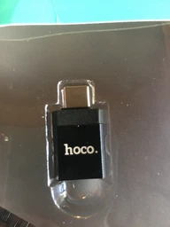 Адаптер OTG Hoco UA17 USB 2.0 штекер на Type-C гніздо, підтримка функції OTG та передачі даних, зарядка 2A/3A/60W