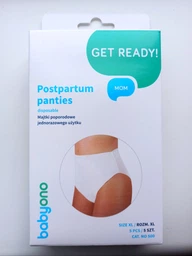 Післяпологові труси BabyOno одноразові 5 шт Розмір XL (104 см) фото від покупців 1