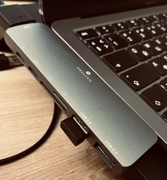 USB хаб на HDMI 2 USB 3.0 2 USB-C Card Reader перехідник для MacBook Pro адаптер USB hub Apple Type-C PAVLYSH PH-09