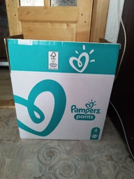 Подгузники-трусики Pampers Pants размер 4 (9-15 кг) 176 шт, комплект на месяц фото от покупателей 11