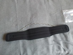 Пояс для обтяження EasyFit M-size (YL-PDO-80) чорний (ремінь з ланцюгом для обважнення) фото від покупців 5