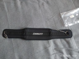 Пояс для обтяження EasyFit M-size (YL-PDO-80) чорний (ремінь з ланцюгом для обважнення) фото від покупців 3