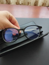Очки для компьютера защитные NewGlass CF компьютерные очки универсальные круглые черные фото от покупателей 4