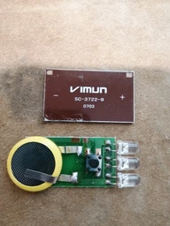 Брелок-ліхтарик (solar) із вбудованою сонячною батареєю Keychain Solar Torch синій