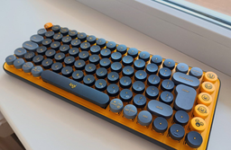 Клавіатура бездротова Logitech POP Keys Wireless Mechanical Keyboard UA Blast Yellow (920-010735) фото від покупців 4