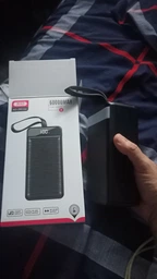 Повербанк зі швидкою зарядкою XO PR159 60000mAh 22.5W з ліхтариком чорний фото від покупців 1