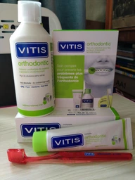 Набор Dentaid Vitis Orthodontic зубная паста 100 мл + ополаскиватель 500 мл + щетка 1 шт (8427426045835/8427426082588) фото от покупателей 4