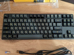 Механічна бездротова (Bluetooth +2.4G) з HOT SWAP клавіатура AKKO 5087B Plus Black & Gold 87Key, CS Silver, УКР/АНГЛ, RGB, Чорний фото від покупців 10