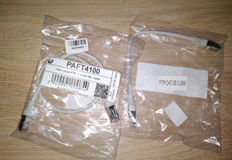 Патч-корд Kingda 0,25 м, FTP, cat.5e, RJ45, мідь, сірий, PAFT4025 фото від покупців 3