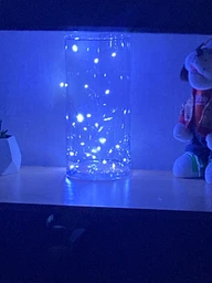 Светодиодная гирлянда USB LED Капля росы на проволоке 3 м на 30 лампочек холодный свет
