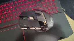 Беспроводная игровая мышка iMice X7 5500dpi тихая с выступами RGB Red (358227) фото от покупателей 18