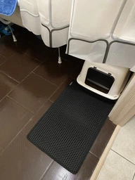 Килимок двошаровий для котячого лотка (туалета) "CAT IN BOX" EVA Cat mat 60х40 см бежевий фото від покупців 5