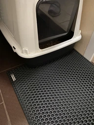Килимок двошаровий для котячого лотка (туалета) "CAT IN BOX" EVA Cat mat 60х40 см бежевий фото від покупців 2
