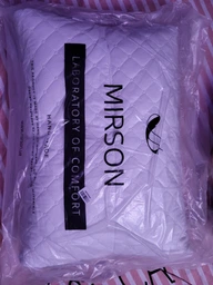 Подушка ортопедическая (стружка Memory) MirSon №4116 Steep Line Silver 49х32х10.5 см (2200006423300) фото от покупателей 1