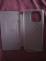 Чохол книжка Magnei для Xiaomi Redmi 12C на бордовий магніті фото від покупців 1