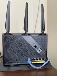 Маршрутизатор Asus RT-AX86S (AX5700, WiFi6, 1xGE WAN, 4xGE LAN, 1xUSB 3.1,1xUSB 2.0, поддержка 3G модема, AiMesh, 3 внешние антенны)