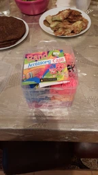 Большой 3-ярусный набор резинок для плетения браслетов Fashion loom bands 4200 шт с аксессуарами