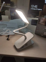 Настольная лампа OSRAM PANAN CLIP SQUARE 5W 80 lm 4000K USB 5V (4099854507496) с аккумулятором фото от покупателей 1