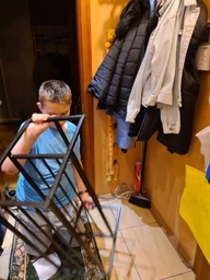 Полка металлическая для обуви J3-80-LOFT (обувница лофт, полка для обуви в стиле Лофт) фото от покупателей 3