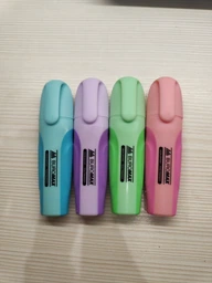 Набор текстовых маркеров с резиновыми вставками Buromax Pastel 2-4 мм 4 шт (BM.8905-94)