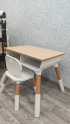 Дитячий столик зі стільчиком POPPET Мультивуд Грін 3 в 1 (PP-010GN) фото від покупців 9