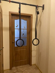 Гимнастические кольца EasyFit из ABS-пластика для уличных и домашних тренировок EF-1553P фото от покупателей 3