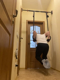 Гимнастические кольца EasyFit из ABS-пластика для уличных и домашних тренировок EF-1553P фото от покупателей 1