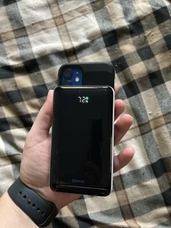 Повербанк беспроводной Baseus Magnetic Bracket Wireless 10000mAh 20W MagSafe с подставкой синий (PPCX000203) фото от покупателей 4