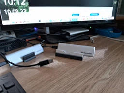 Портативный корпус для Transcend SSD SATA M.2 2280 - USB 3.1 Gen 1 Metal Silver (TS-CM80S)