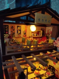 3D Румбокс "Японский Суши-Ресторан" Кукольный Домик DIY DollHouse от CuteBee (G306) фото от покупателей 6