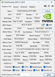 Видеокарта ASUS PCI-Ex GeForce RTX 4060 Dual OC Edition 8GB GDDR6 (128bit) (2535/17000) (1 x HDMI, 3 x DisplayPort) (DUAL-RTX4060-O8G) фото от покупателей 11
