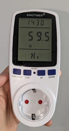 Ватметр CAT II (PP-3454) енергометр 3680W / 16А з підсвічуванням Sinotimer